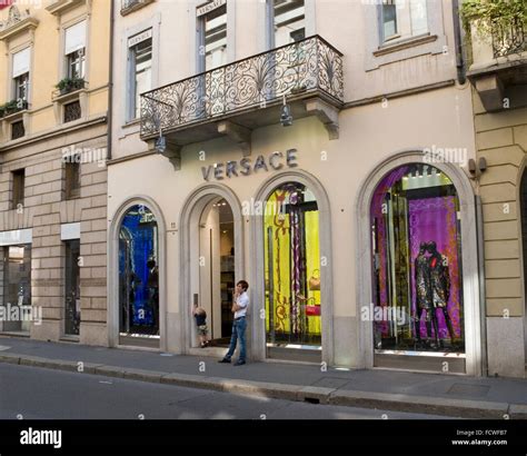 versace via montenapoleone|Versace milano italy.